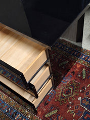 David_Lange_Lacquered_Chest_of_Drawers_for_Roche_Bobois,_Signed,_1970s