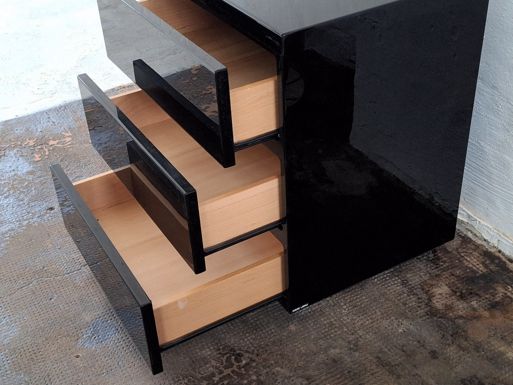 David_Lange_Lacquered_Chest_of_Drawers_for_Roche_Bobois,_Signed,_1970s