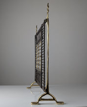 Brutalist_Fireplace_Screen_by_David_Marshall,_Wrought_Iron_and_Brass,_Spain,_1970s