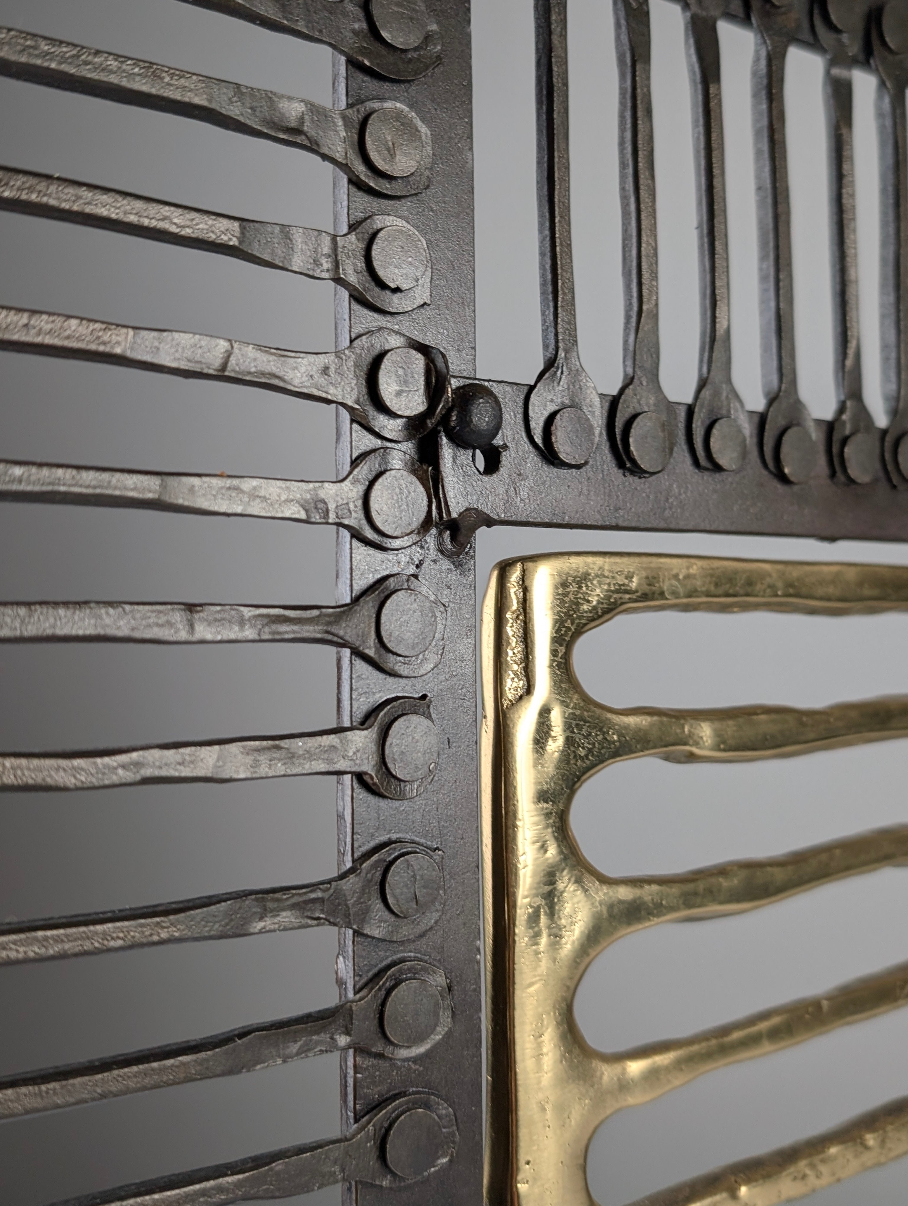 Brutalist_Fireplace_Screen_by_David_Marshall,_Wrought_Iron_and_Brass,_Spain,_1970s