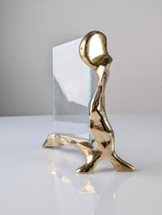 David_Marshall_Brutalist_Picture_Frame_in_Polished_Brass_and_Glass,_Spain,_1970s