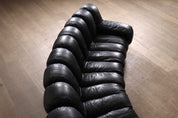 De_Sede_DS-600_“Non-Stop”_Sectional_Sofa_in_Black_Leather,_Switzerland,_1970s