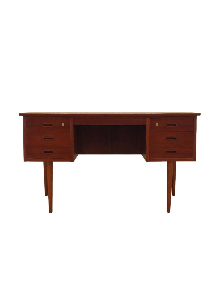Desk, Danish Design, Teak, 1960s, Denmark – Curiouz