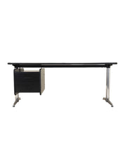 Desk,_Giancarlo_Piretti,_Anonima_Castelli,_Black_Laminate,_1970s,_Italy