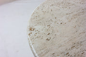 Vintage_Italian_Round_Travertine_Dining_Table,_1970s_Roman_Travertine_Mid_Century_Modern