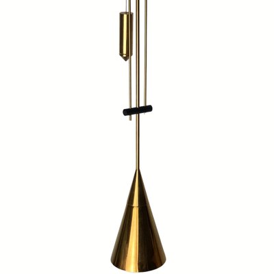 Diabolo_Counterweight_Pendant_Lamp_in_Patinated_Brass_by_Sische,_1970s,_Germany
