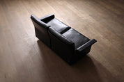 Dieter_Rams_Model_620_Two-Seater_Sofa_in_Black_Leather_for_Vitsœ,_1980s