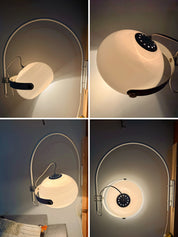 Mid_Century_Space_Age_Mushroom_Wall_Lamp_by_Dijkstra,_White_Adjustable_Wall_Light,_Netherlands_1970s