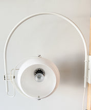 Mid_Century_Space_Age_Mushroom_Wall_Lamp_by_Dijkstra,_White_Adjustable_Wall_Light,_Netherlands_1970s