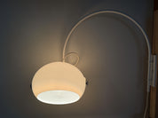 Mid_Century_Space_Age_Mushroom_Wall_Lamp_by_Dijkstra,_White_Adjustable_Wall_Light,_Netherlands_1970s
