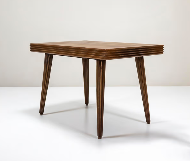 Dining_Table_in_Veneered_Walnut_by_Gio_Ponti,_Italy_1940s
