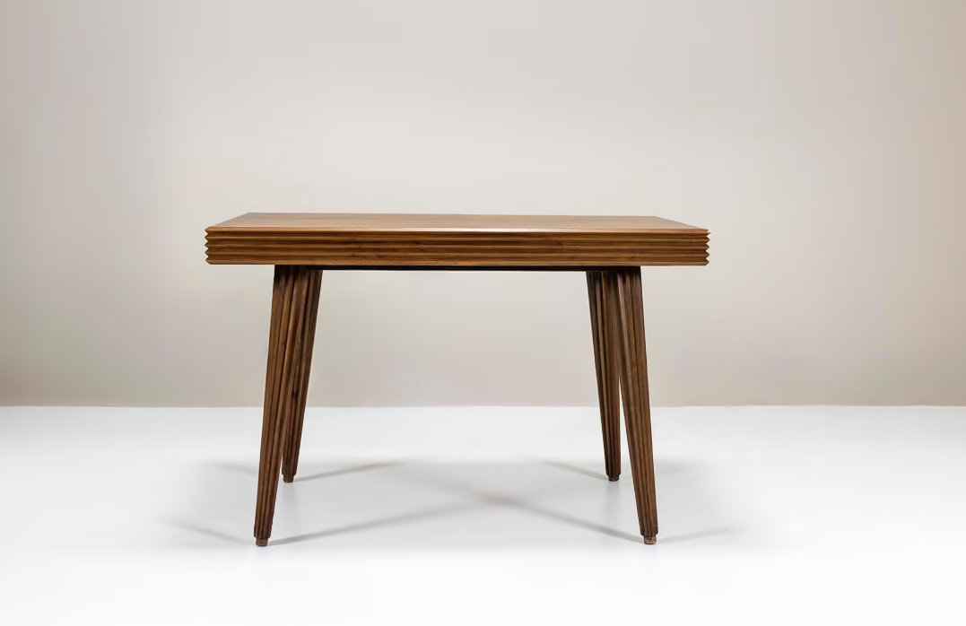 Dining_Table_in_Veneered_Walnut_by_Gio_Ponti,_Italy_1940s