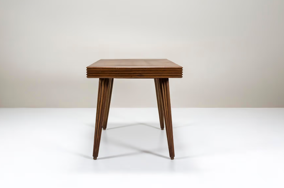 Dining_Table_in_Veneered_Walnut_by_Gio_Ponti,_Italy_1940s