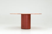 Travertine_and_Leather_Dining_Table_by_Afra_and_Tobia_Scarpa_for_B&B_Italia,_Italy_1970s