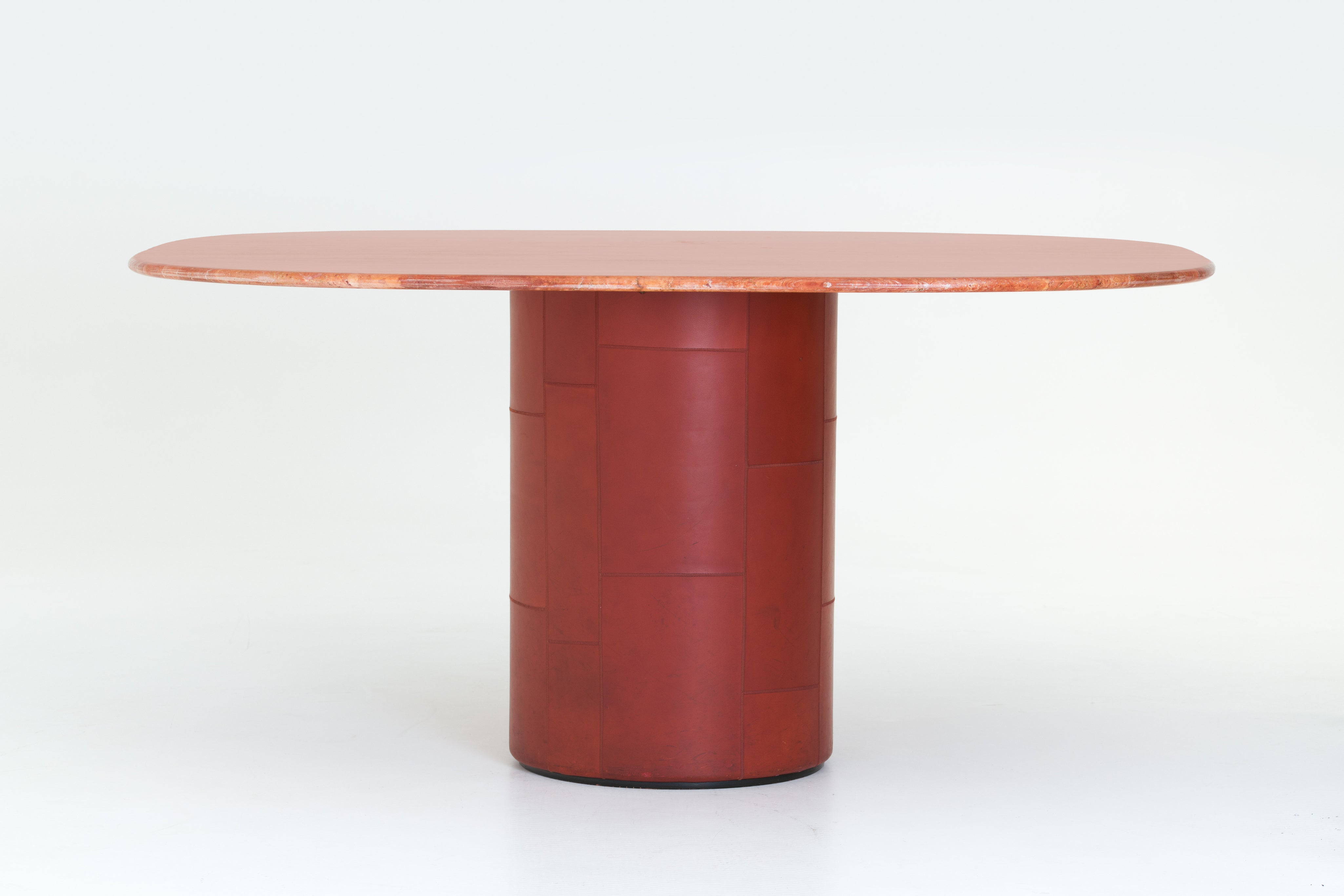 Travertine_and_Leather_Dining_Table_by_Afra_and_Tobia_Scarpa_for_B&B_Italia,_Italy_1970s