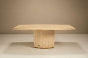 Travertine_and_Brass_Dining_Table_by_Willy_Rizzo_for_Jean_Charles,_1970s,_France