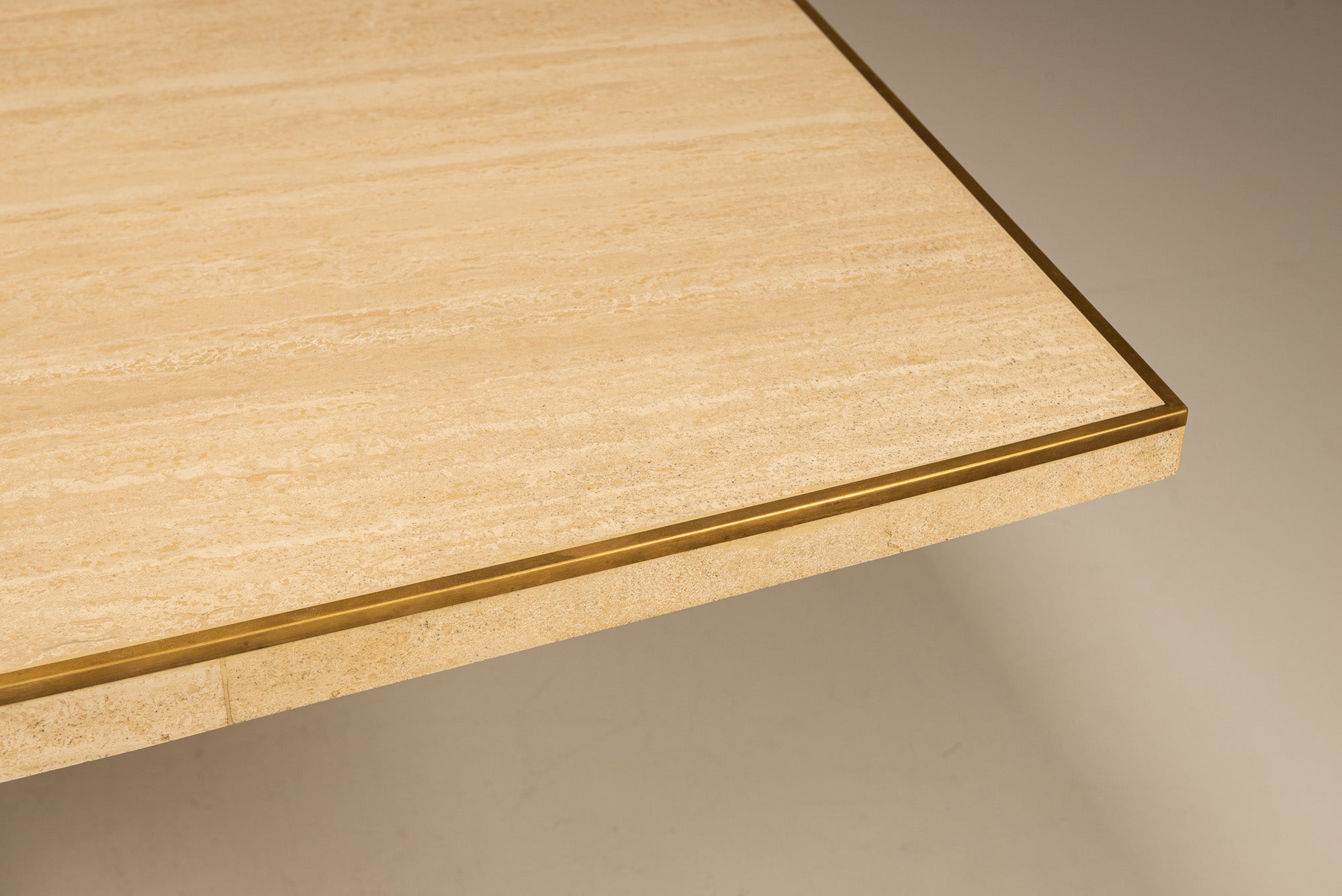 Travertine_and_Brass_Dining_Table_by_Willy_Rizzo_for_Jean_Charles,_1970s,_France