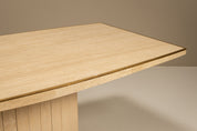 Travertine_and_Brass_Dining_Table_by_Willy_Rizzo_for_Jean_Charles,_1970s,_France