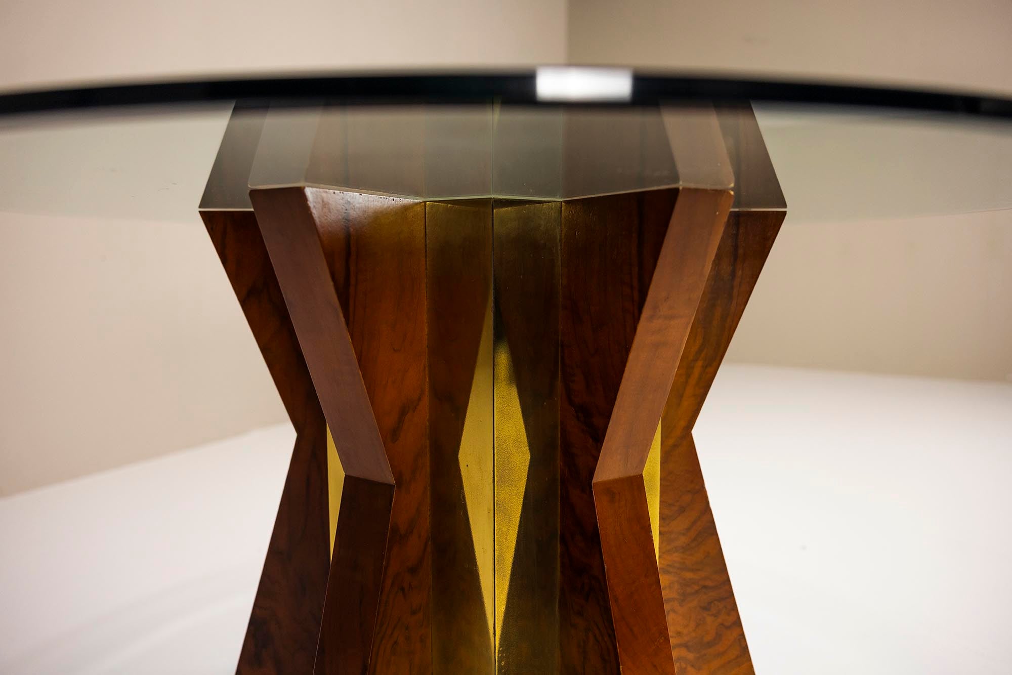 Round_Glass_Top_Dining_Table_by_Tommaso_Barbi_from_1970s_Italy