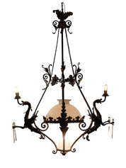 Dragon_Chandelier,_Wrought_Iron_&_Glass,_circa_1900,_Belgium