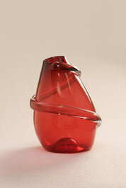 Red_Hand-Blown_Glass_Vase_by_Sem_Schanzer_for_L’Anverre,_Belgium,_1990s
