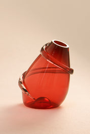 Red_Hand-Blown_Glass_Vase_by_Sem_Schanzer_for_L’Anverre,_Belgium,_1990s
