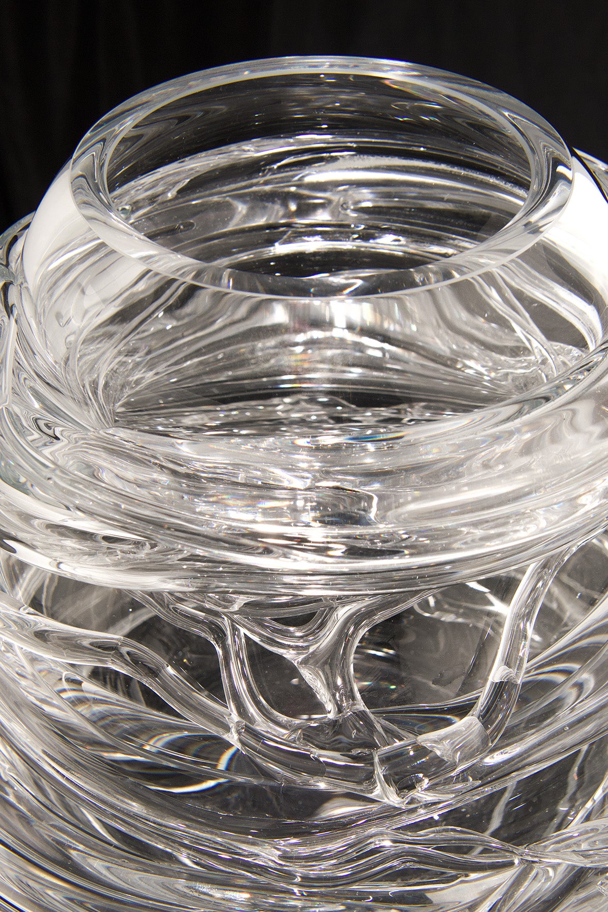 Drop_Honey_Crystal_Glass_Vase_by_Sem_Schanzer_for_L’Anverre,_Belgium,_1990s