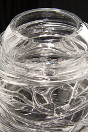 Drop_Honey_Crystal_Glass_Vase_by_Sem_Schanzer_for_L’Anverre,_Belgium,_1990s