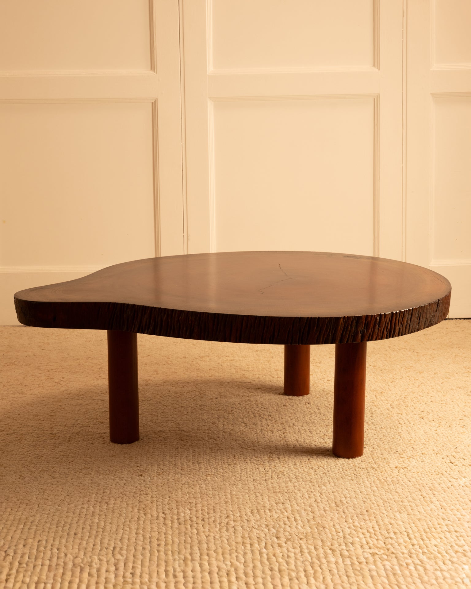 1960s_Drop_Coffee_Table_in_Solid_Wood,_Spain