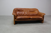 DS-16_Cognac_leather_sofa_by_De_Sede_Switzerland,_1970s