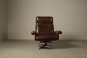 1970s_Swiss_Cognac_Leather_Swivel_Recliner_Lounge_Chair_with_Aluminium_Base