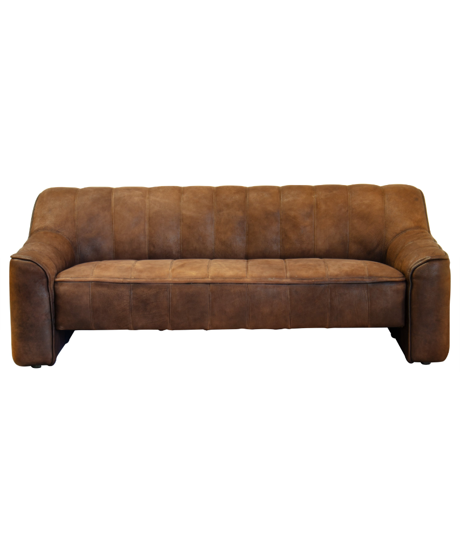 DS-44_Modular_Sofa_by_De_Sede,_Buffalo_Leather,_Expandable_3-Seater,_Switzerland