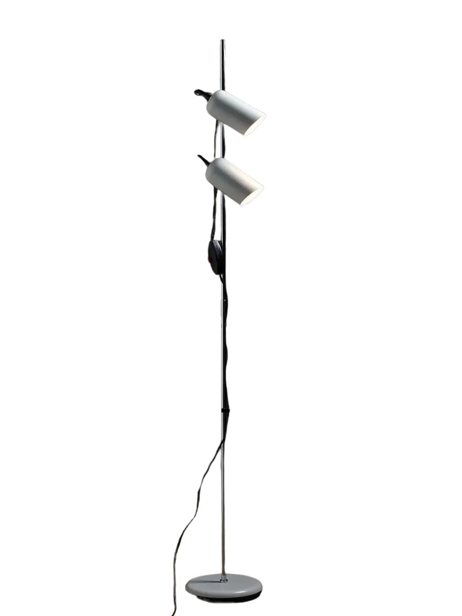 Duo_Spot_Floor_Lamp,_Chrome_&_White_Metal