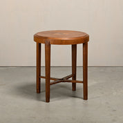 Art_Deco_Side_Table_in_Amsterdam_School_Style,_Solid_Oak,_Netherlands,_1930s