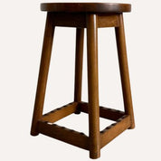 Dutch_Art_Deco_Amsterdam_School_Stool,_1930s