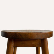 Dutch_Art_Deco_Amsterdam_School_Stool,_1930s