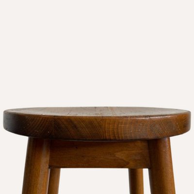 Dutch_Art_Deco_Amsterdam_School_Stool,_1930s
