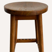 Dutch_Art_Deco_Amsterdam_School_Stool,_1930s