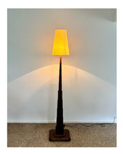 Amsterdam_School_Art_Deco_Sculptural_Oak_Floor_Lamp,_Netherlands,_1930s