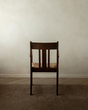 Dutch_Art_Deco_Oak_Armchair_with_Woven_Rush_Seat,_Amsterdam_School_Style,_Netherlands,_1920s