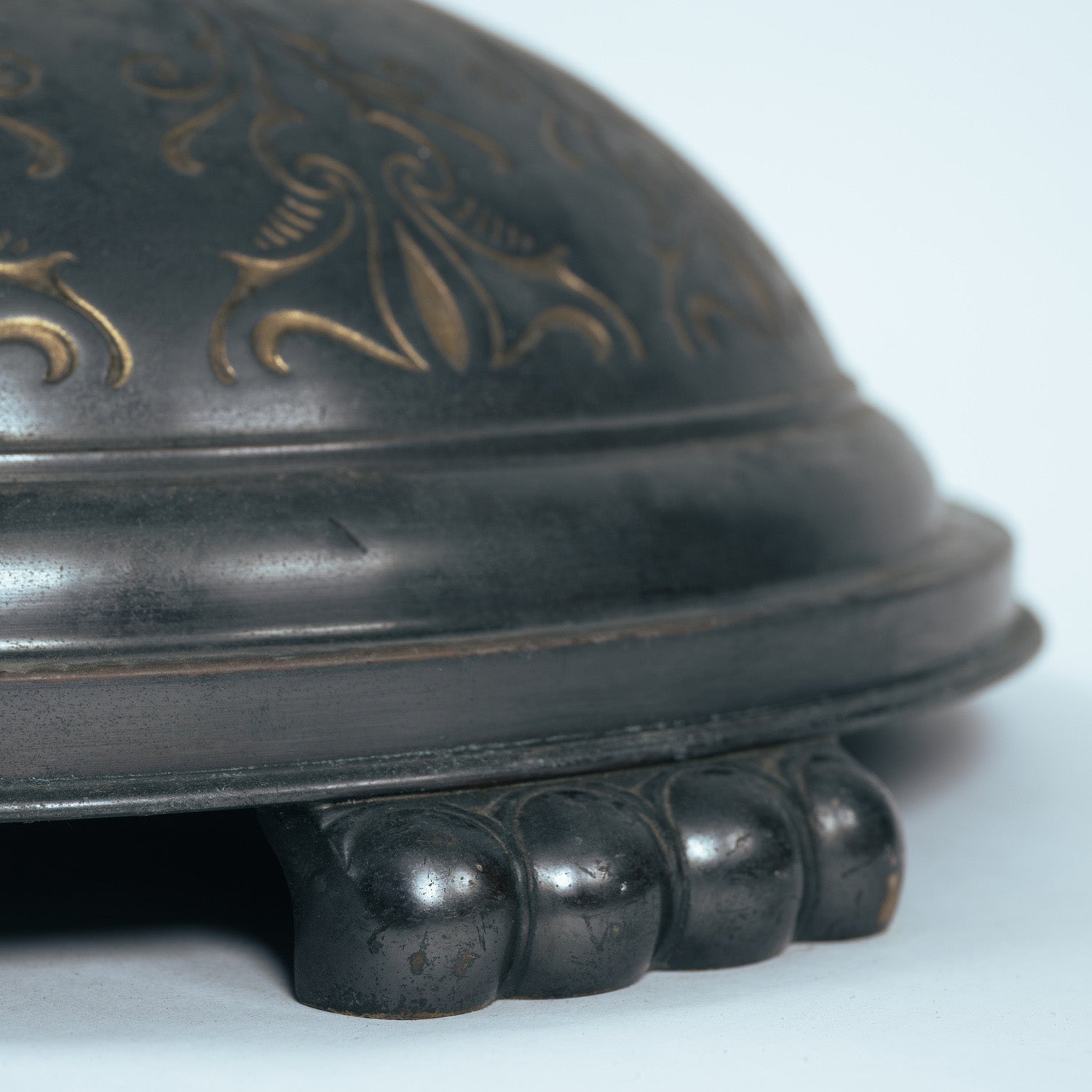 Dutch_Art_Nouveau_Metal_Occasional_Table,_Secessionist_Pedestal_Side_Table,_circa_1900–1925