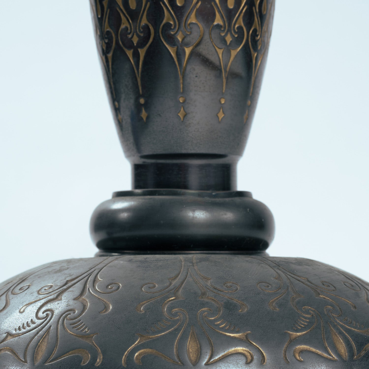 Dutch_Art_Nouveau_Metal_Occasional_Table,_Secessionist_Pedestal_Side_Table,_circa_1900–1925