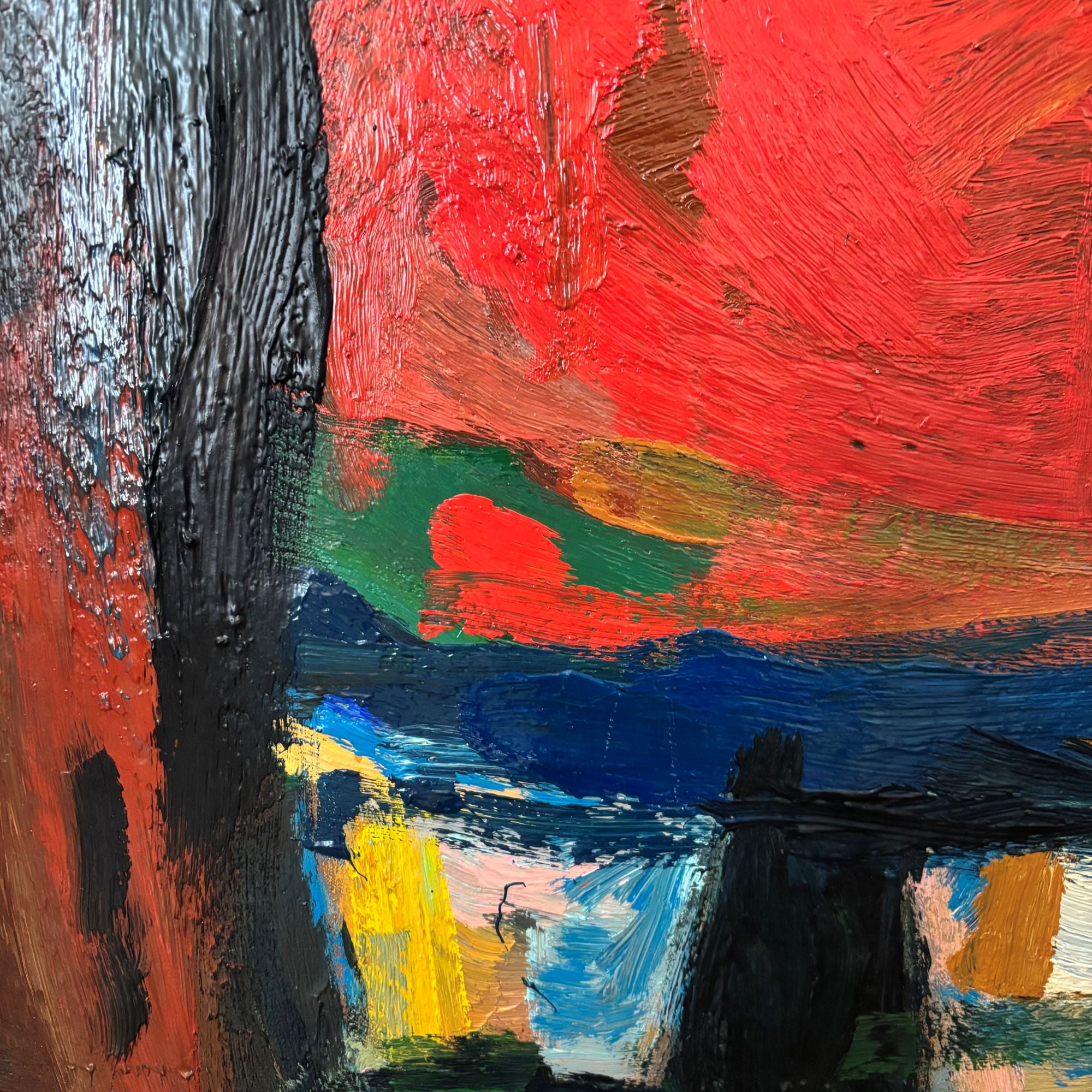 “Jannie”_Large_Expressionist_Oil_Painting_on_Linen_by_Arthur_Rudolf_Rudi_Seidel