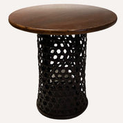 Dutch_Bamboo_and_Oak_Brutalist_Side_Table,_Modernist_Design,_1970s,_Netherlands