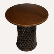 Dutch_Bamboo_and_Oak_Brutalist_Side_Table,_Modernist_Design,_1970s,_Netherlands