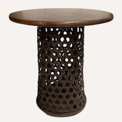 Dutch_Bamboo_and_Oak_Brutalist_Side_Table,_Modernist_Design,_1970s,_Netherlands