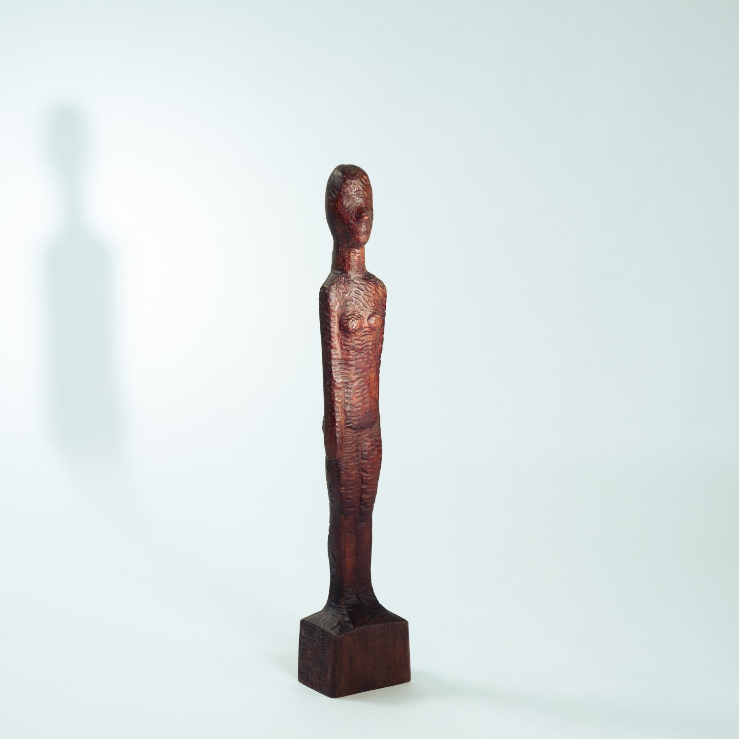 Brutalist_Wood_Female_Figure_Sculpture_by_Koos_van_Vlijmen,_Netherlands,_1970s