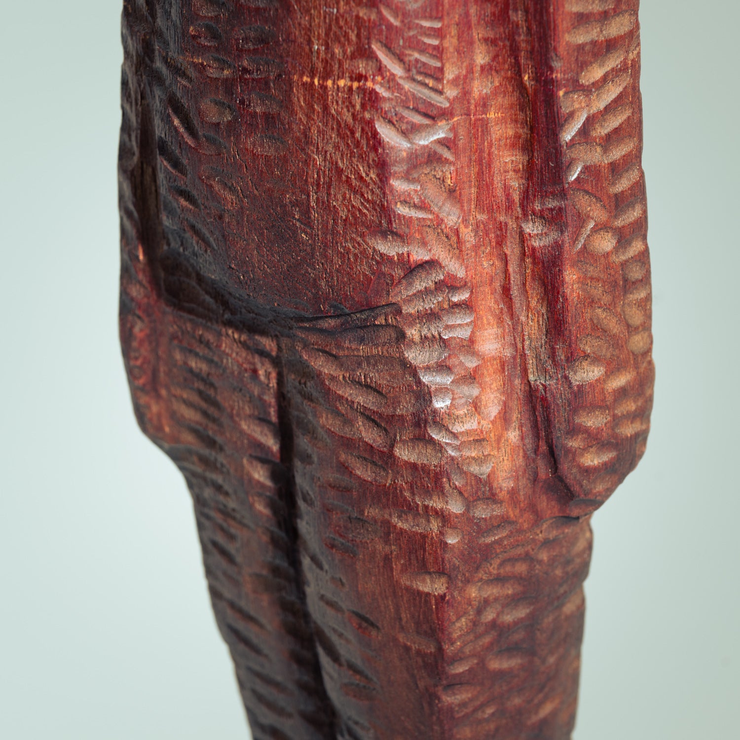 Brutalist_Wood_Female_Figure_Sculpture_by_Koos_van_Vlijmen,_Netherlands,_1970s