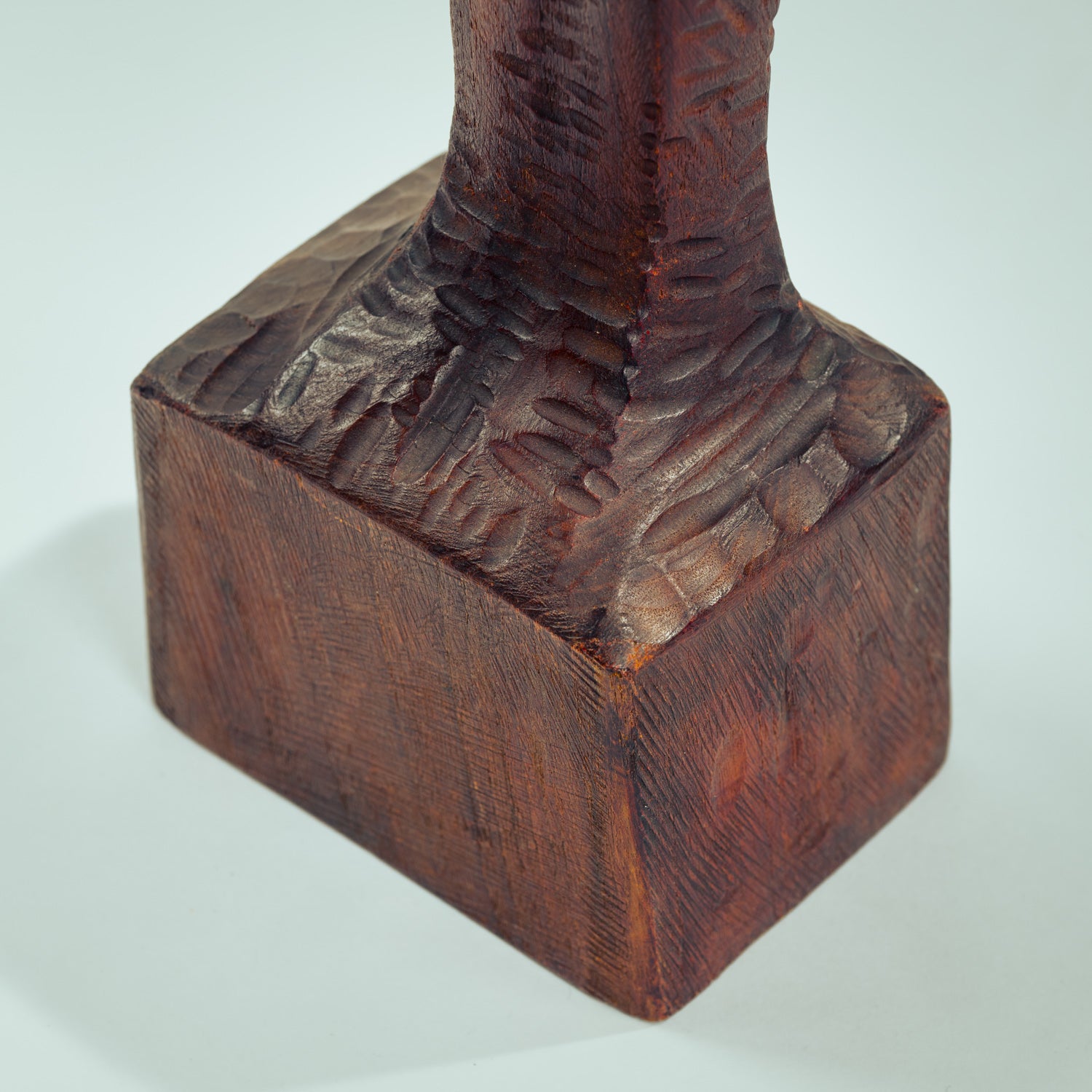 Brutalist_Wood_Female_Figure_Sculpture_by_Koos_van_Vlijmen,_Netherlands,_1970s