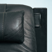 Set_of_Sonja_Wasseur_Black_Leather_Lounge_Chair_and_Ottoman,_Netherlands_1974